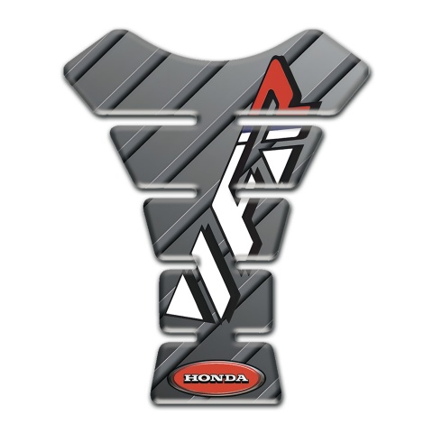 Honda Tank Pad Protector Diagonal Grey Stripes Design VFR Style 