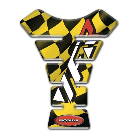 Honda Tank Fuse Yellow Black Figures Base VFR Edition 