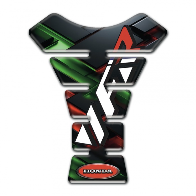Honda Tank Pad Protector Green Red Decoration Base VFR Logo 