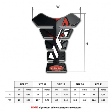 Honda Tank Fuse VFR Logo High End Model 