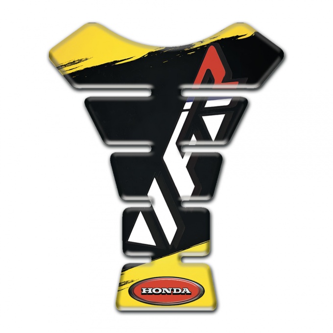 Honda Tank Guard Pads VFR Type Black Yellow Decoration Base 