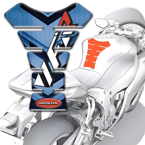 Honda Tank Guard Pads VFR Logo Blue Elements Style 