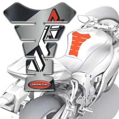 Honda Tank Pad Protector VFR Logo and Diagonal Grey Band Base 