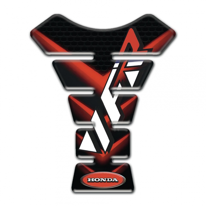 Honda Tank Pad Motorbike VFR Edition Black Red base Type 