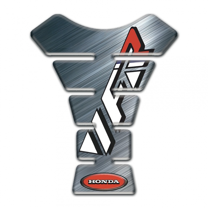 Honda Tank Pad Protector VFR Logo Polished Metal Effect Base 