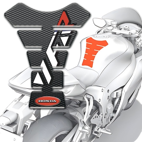 Honda Tank Pad Motorbike VFR Style Silicone Sticker 