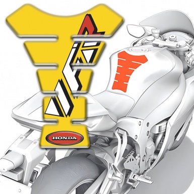 Honda Tank Fuse Yellow Design VFR Logo