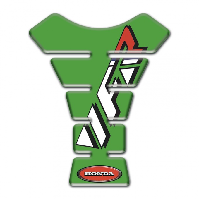 Honda Tank Pad Motorbike Green Design VFR Logo 