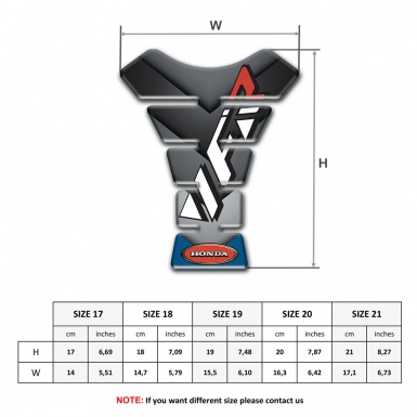 Honda VFR Tank Guard Pads Unique Edition 