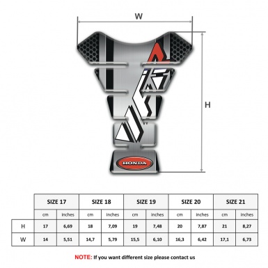 Honda Tank Guard Pads Racing Edition Model VFR Style 