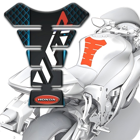 Honda Tank Pad Protector Neon Mesh Motive VFR Style 