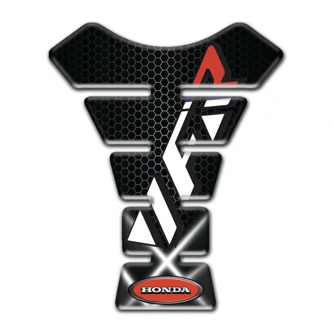 Honda Tank Guard Pads Crossed Lights Vision VFR Logo 