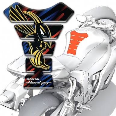 Honda Tank Pad Protector Hornet Logo Colorful Base 