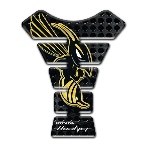 Honda Tank Pad Protector Black Perforated Effect Base Hornet Style 