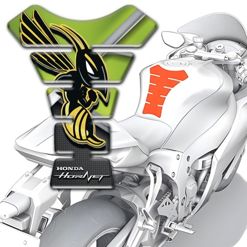 Honda Tank Fuse Fresh Green with Grey Base Hornet Version 
