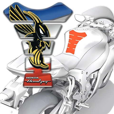 Honda Tank Protector Multicolored Background Hornet Logo Style 