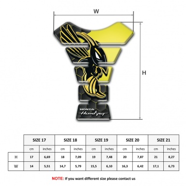 Honda Tank Protector Racing Edition Hornet Style 