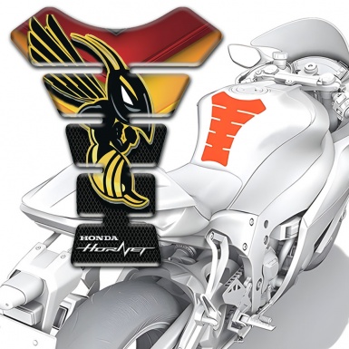 Honda Tank Pad Protector Motorcycle Silicone Sticker Hornet Style 