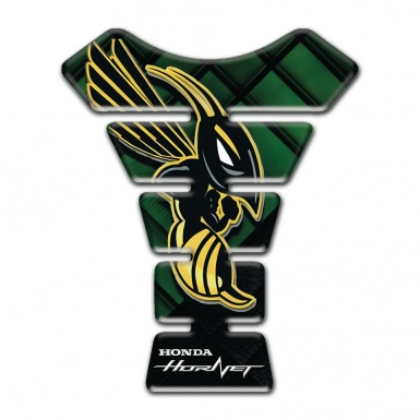 Honda Tank Fuse Green Black Figures Base Hornet Logo 