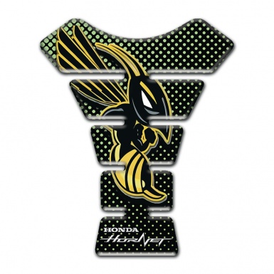 Honda Tank Fuse Hornet Logo Green Dots Base 