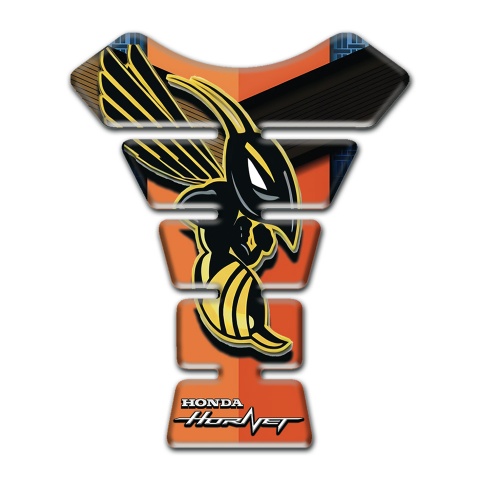 Honda Tank Fuse Orange Motif Decoration base Hornet Style Logo 