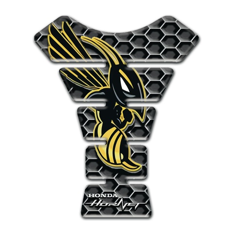 Honda Tank Pad Motorbike Honeycomb Base Style Hornet logo 
