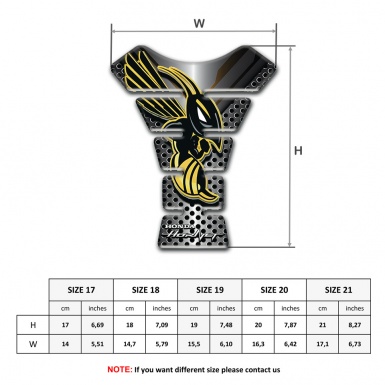 Honda Tank Fuse Perforated Metal Effect Design 