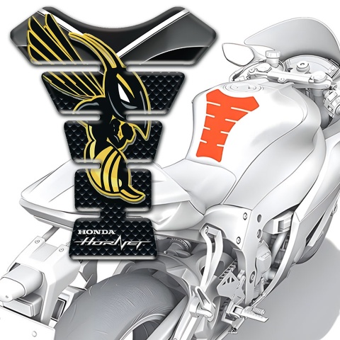 Honda Tank Pad Motorbike Center Anti Slip Sticker Hornet Version 