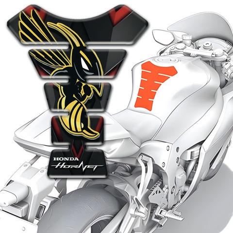 Honda Tank Guard Pads Hornet Logo High-Quality Silicone Sticker 