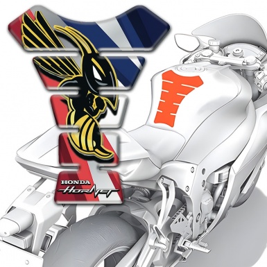 Honda Tank Protector Multicolored Background Hornet Logo Edition  