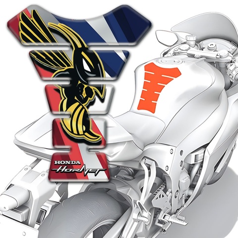 Honda Tank Protector Multicolored Background Hornet Logo Edition  