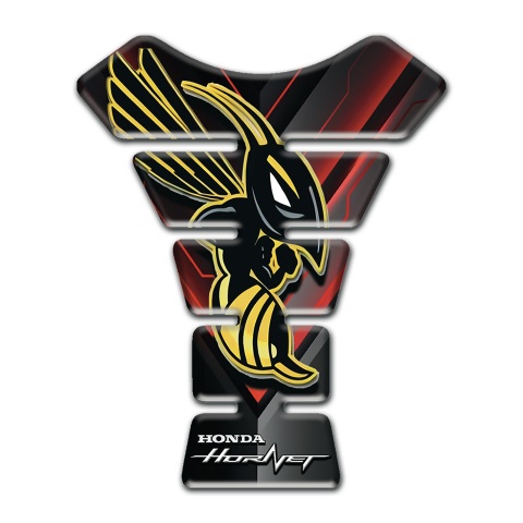 Honda Tank Fuse Hornet Logo Silicone Sticker with Unique Design 