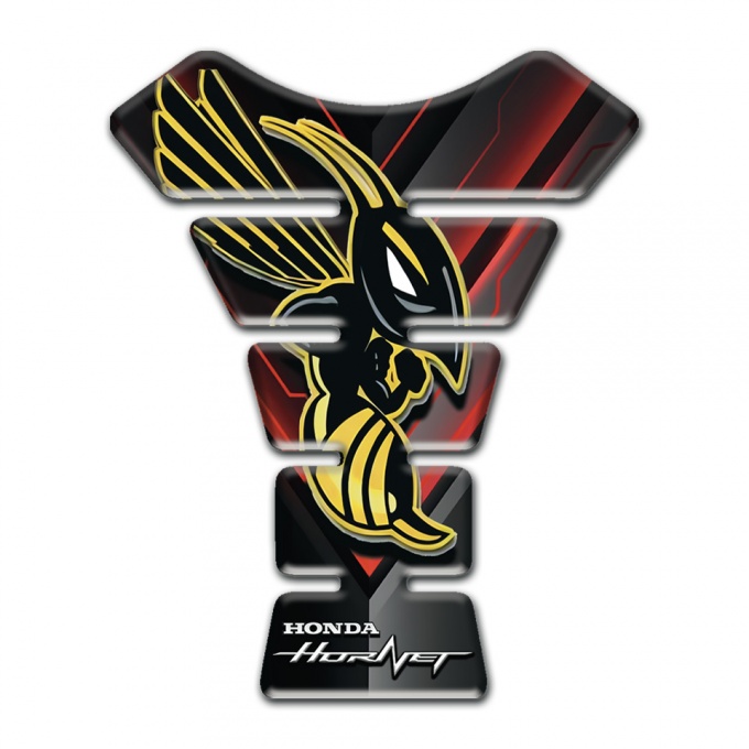 Honda Tank Fuse Hornet Logo Silicone Sticker with Unique Design 