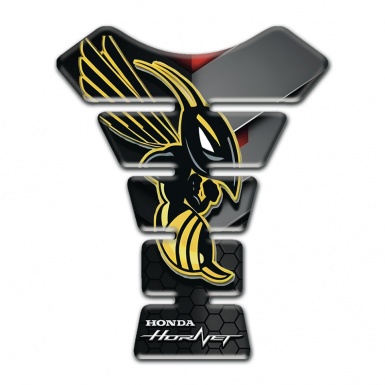 Honda Tank Pad Protector Grey Black Print with Hornet Logo 