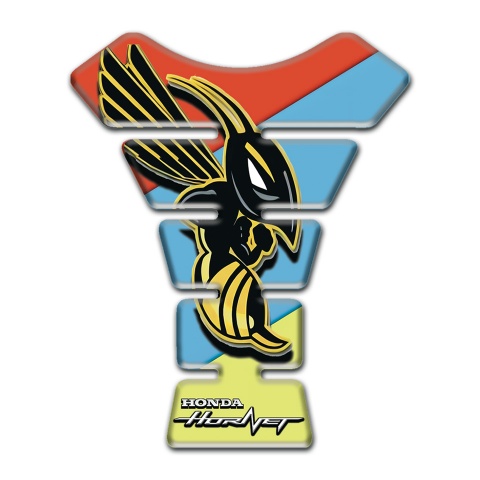 Honda Tank Protector Hornet Logo with Fresh Colors Base Design 