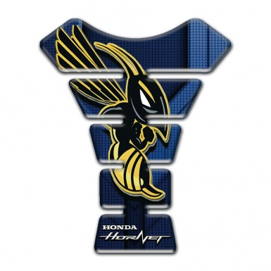 Honda Tank Guard Pads Dark Blue Design Hornet Style 