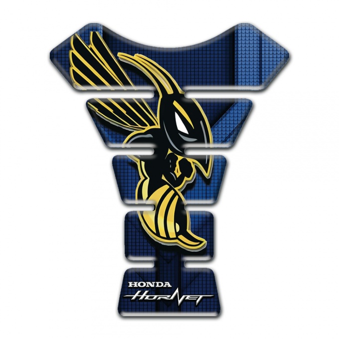 Honda Tank Guard Pads Dark Blue Design Hornet Style 