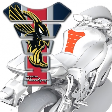 Honda Tank Pad Motorbike Multicolored Background with Hornet Logo Style 