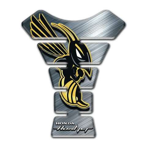 Honda Tank Protector Polished Metal Style Hornet Logo Edition 