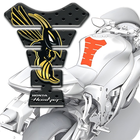 Honda Tank Protector Perforated bottom Design Hornet Style 
