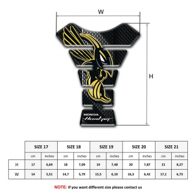 Honda Tank Protector Racing Edition Model Hornet Style 