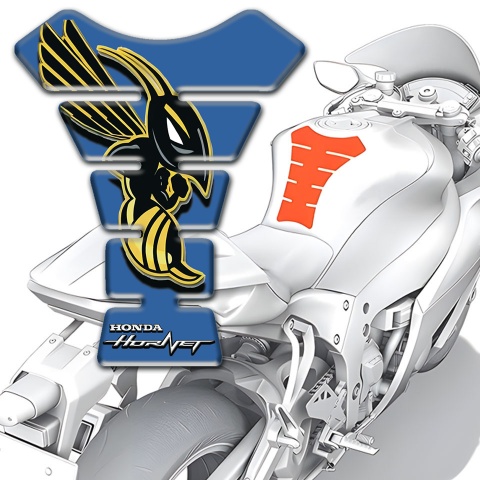 Honda Tank Pad Protector Blue Edition and Hornet Logo Style 