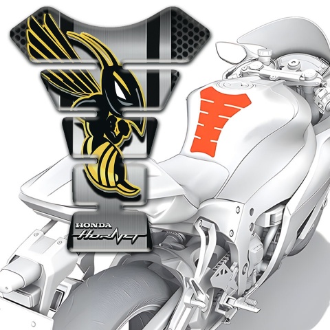 Honda Tank Fuse Metal Panel base Design Hornet Logo Style 