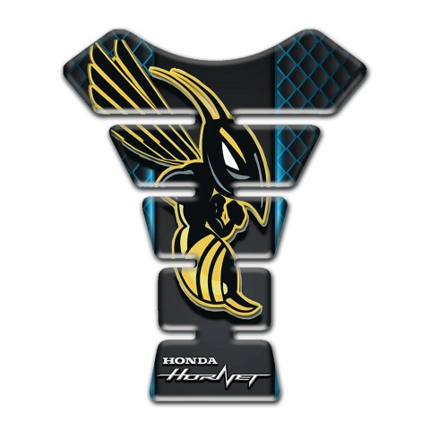 Honda Tank Pad Motorbike Neon Mesh effect with Hornet Logo