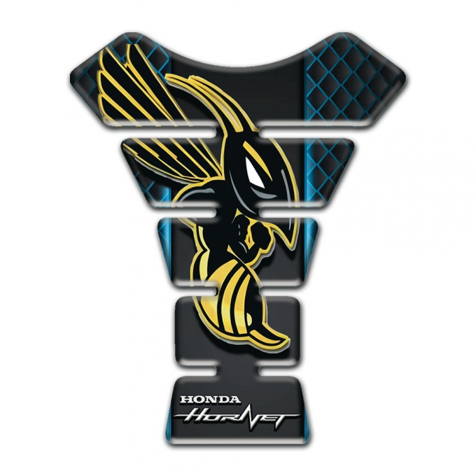 Honda Tank Pad Motorbike Neon Mesh effect with Hornet Logo