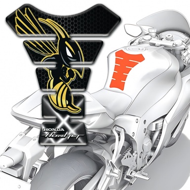 Honda Tank Fuse Crossed Lights Design with Hornet logo 