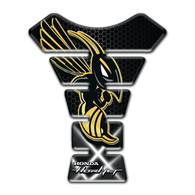 Honda Tank Fuse Crossed Lights Design with Hornet logo 