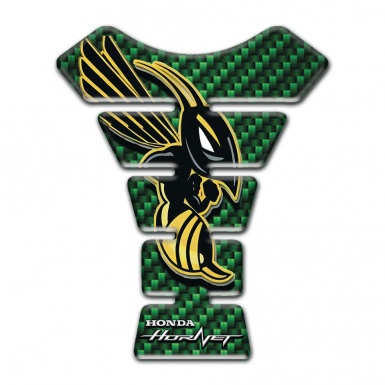 Honda Tank Fuse green Carbon Style Hornet Logo Edition 