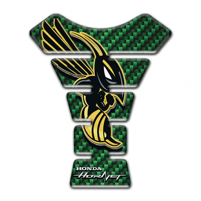 Honda Tank Fuse green Carbon Style Hornet Logo Edition 