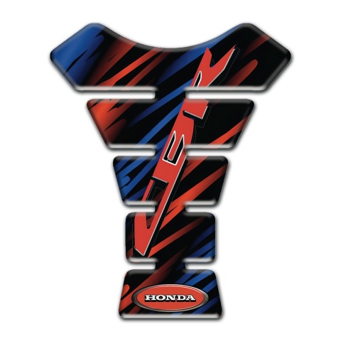 Honda Tank Pad Protector Black base with Blue Red Decoration CBR Logo 